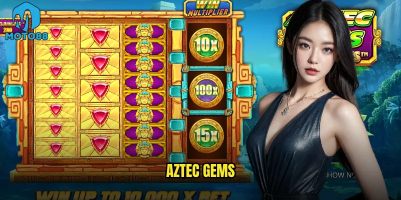 Aztec Gems tại Moto88 có thực sự ẩn chứa kho báu cổ đại? 10 Aztec Gems